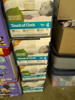 Seventh Generation Touch of Cloth Size 4 Diapers
