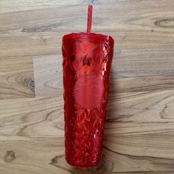 Starbucks Christmas Holidays 2023 Red Diamond Prism Crystal Venti 24oz Tumbler