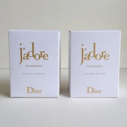 New in a box, shower gel and body milk