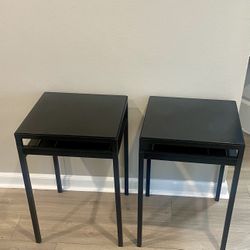 Reversible Top Side Table Set of 2