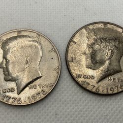 2 X 1(contact info removed) KENNEDY BICENTENNIAL HALF DOLLARS