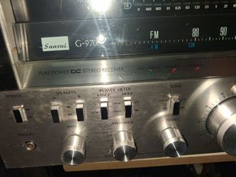 Sansui  G-9700  PURE POWER DC STEREO RECEIVER