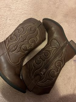 Cat And Jack Cowgirl Boots Size 13 