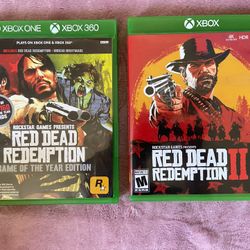 Red Dead Redemption 2 And Red Dead 1 XBOX ONE