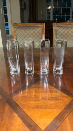Four Glass Vases