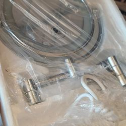 Wall Mounted Makeup Mirror with Lights $60