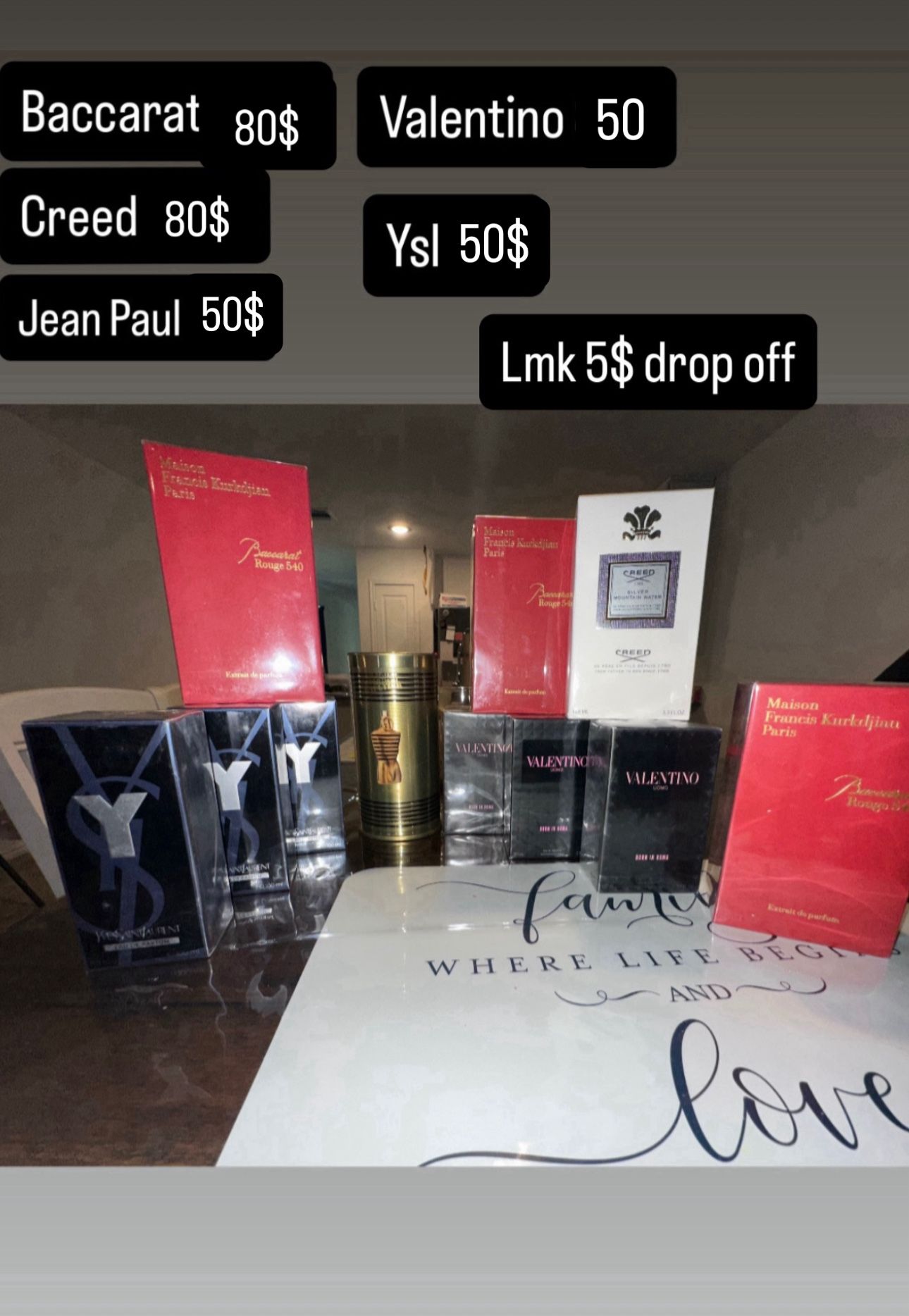 50$ Lmk 5drop Off