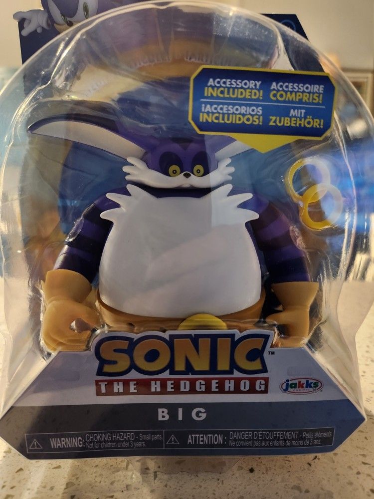 Sonic The Hedgehog Jakks Figure  Big the Cat 