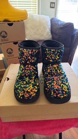 UGG Classic Short Sequin Boots