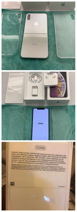 Factory UnlockediPhone XS Max 512GB Silver