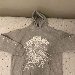 Grey Spider Hoodie