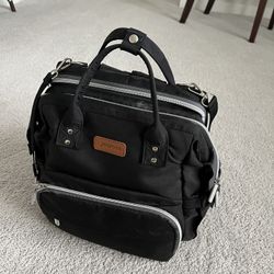 Diaper Bag with Changing Station and USB Charging Port