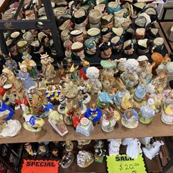 Royal Doulton Figurines, Mugs, And Misc.