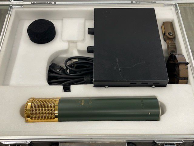 AKG C12 Condenser Cable Professional Tube Microphone W/Carrying Case 