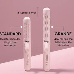 L’ANGE HAIR Le Duo Airflow Styler / 2-in-1 Curling Wand & Flat Iron Hair Straightener