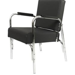 Chromium 'Ella' Professional Auto Recline Shampoo Chair [5028] by PureSana, Premium Vinyl Material, High Density Foam Cushions and Durable Steel Const