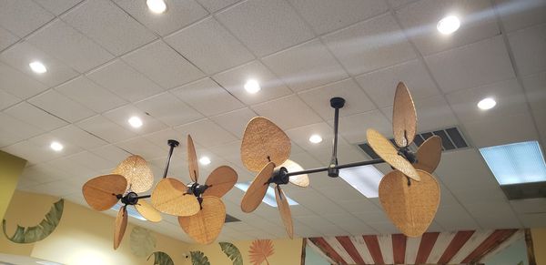 Decorative wicker blade ceiling fans for Sale in Houston ...