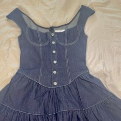PepperMayo Denim Dress Size 2 $20