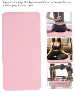 New yoga and exercise mat