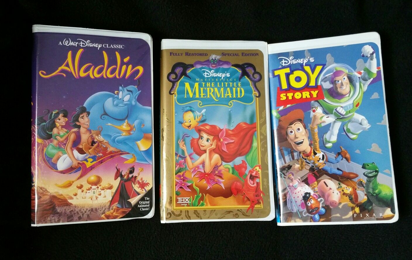 3 Walt Disney Movies on VHS