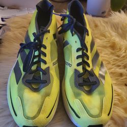 adidas Mens Green Adizero Boston 11 Lightstrike Pro Running Shoes Size US  11.5   9
