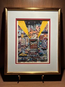 “Broadway Night” by Charles Fazzino