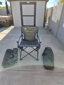 2 Bass Pro folding chairs