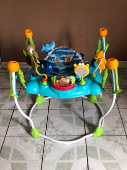 FINDING NEMO BABY ACTIVITY JUMPER MUSIC LIGHTS AND SONGS WORKS!!!