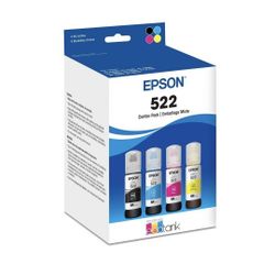 Epson - EcoTank 522 Pack Ink Bottles - Cyan/Magenta/Yellow/Black