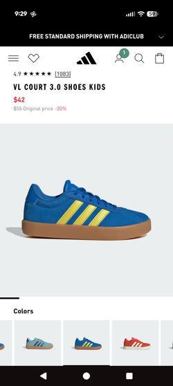 VL Court 3.0 Shoes Kids size 5Y