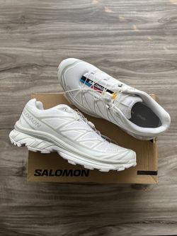 Size 9.5 Men’s/ 10.5 Women’s Salomon XT 6 White Lunar Rock WORN ONCE