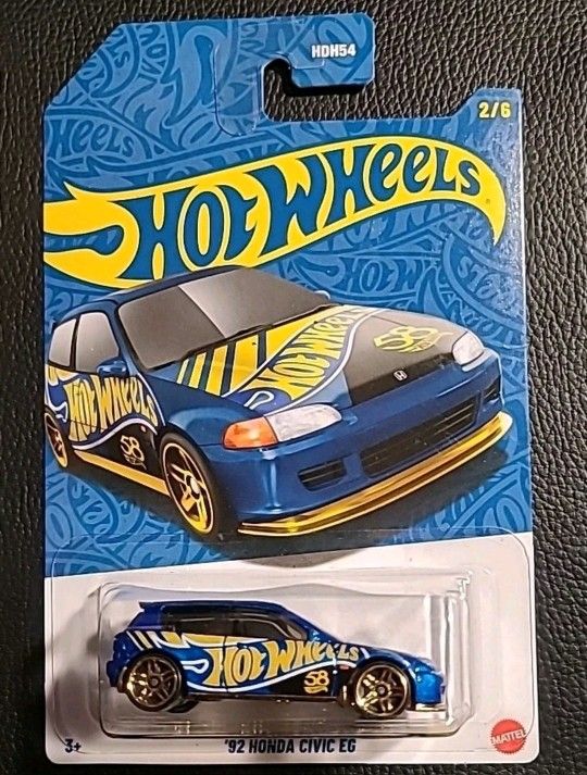 Hot Wheels 58th Anniversary 92 Honda Civic EG 2026