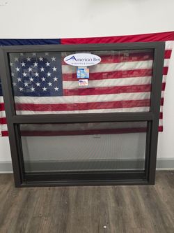 53 x 50 Bronze Impact Window