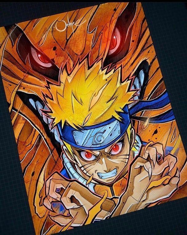 Anime Oil And Acrylic Paintings
