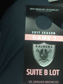 Suite parking ticket