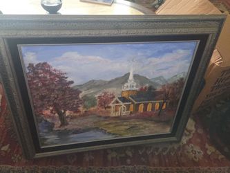 Streams of living water painting