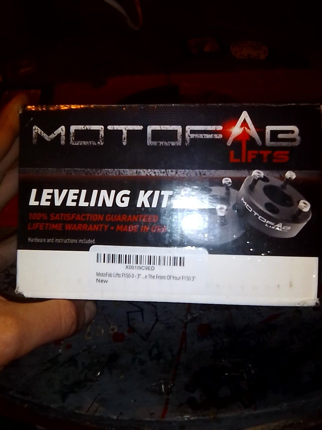 Motofab lifts 3" leveling lift kit