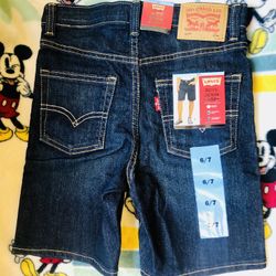 Levi’s Boys 511 Stretch Denim Shorts Size 6/7