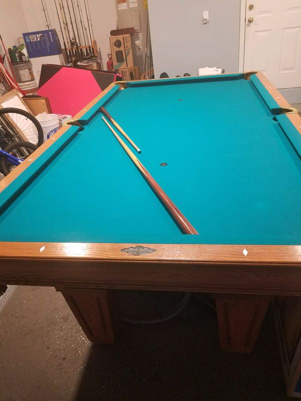 Pool table, Brunswick 8ft 3 piece slate for Sale in Miramar, FL OfferUp