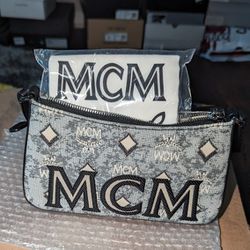 MCM Mini Vintage Jacquard Shoulder Bag