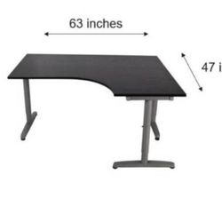 IKEA Galant Adjustable Height Corner Desk