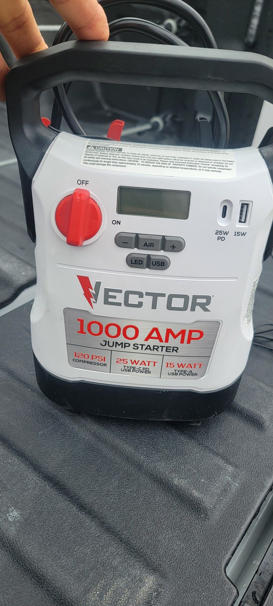 Jump Starter With Air Hose