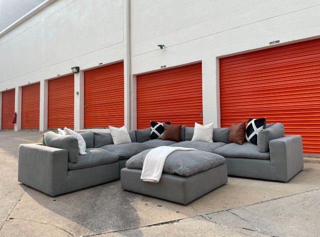 Super Comfy Sectional With Ottoman
