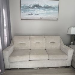 Ashley Lonoke contemporary 3 cushions 3 seater sofa