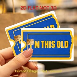 🍿 Funny Blockbuster Age Credit Card Skins Sticker for Credit Cards, Gift & Debit Cards