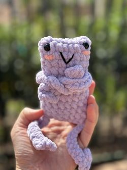 Purple Leggy Frog $10 Each 🐸 Handmade 🧶 Crochet