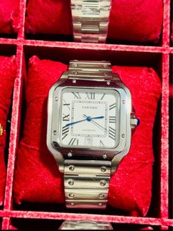 Cartier Santos Automatic Stainless Steel Watch