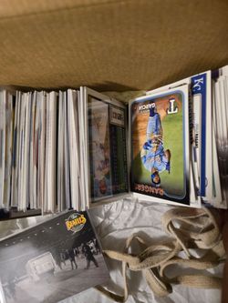 Random, glossy, shiny, sports cards. $2