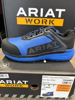 Women's  Toe Safety Shoes - Blue/Black