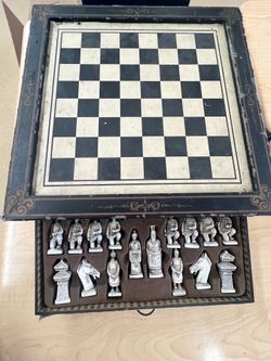 Unique Vintage chess game